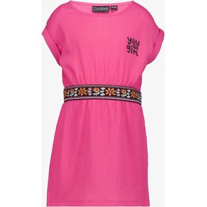 TwoDay meisjes jurk fuchsia roze - Maat 98/104