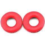 Luxe Lederen Oorkussen Set Geschikt Voor Sennheiser HD25 HD25-1 II PC150 PC151 PC155 - Vervangende Koptelefoon Earpads - Oor Kussens - Ear Pads - Oorkussens Met Noise Cancelling Memory Foam Binnenlaag - Rood