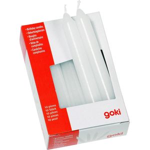 Goki - verjaardagskaars - taart kaars - 10 stuks - Set of birthday candles (for GK 106/108/55985/60975)