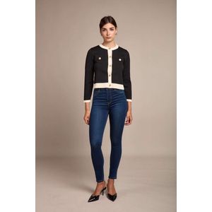 Broek Toxik3 hoge taille L185 dark jeans J88