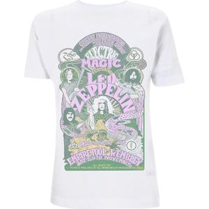 Led Zeppelin - Electric Magic Dames T-shirt - L - Wit