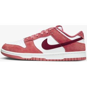 Nike Dunk Low Wmns ""Valentine’s Day"" - Sneakers - Dames - Maat 37.5 - Wit/Dragon Red/Team Red