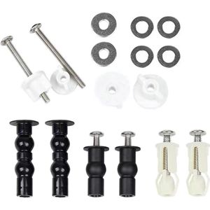 5 Pairs of Screws voor Toilet Seat Set - Universele Toilet Seat - Montagekit met Screws - RVS Scharnier - Toilet Lid Reparatie Onderdelen
