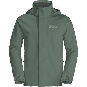 Jack Wolfskin STORMY POINT 2L JKT M Heren Outdoorshirt - hedge groen - Maat XL