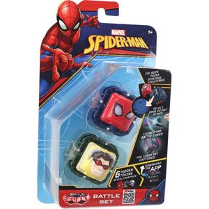Marvel Spider-Man Battle Cube - Dr Octopus Vs Glowing Spiderman 2 Pack - Battle Set