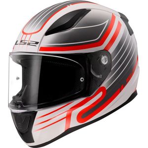 LS2 FF353 Rapid II Circuit White Red-06 XL - Maat XL - Helm