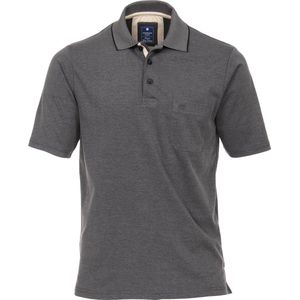 Redmond regular fit poloshirt - antraciet melange - Maat: XL