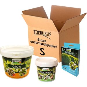 TOPBUXUS onderhoudspakket - S (small)  - voor 100m2 - Geen Buxusrups - Geen Buxusschimmel - Geen gele blaadjes - Niet chemisch - Veilig voor vogels en bijen