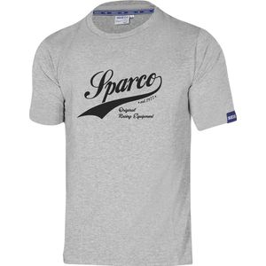 Sparco VINTAGE T-Shirt - Stijl en comfort voor de motorsportliefhebber - S - Grijs