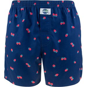 DEAL heren wijde boxershort strawberry blauw 192250