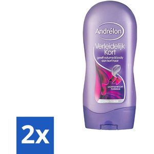 Andrélon - Verleidelijk Kort - Conditioner - Voor Kort Haar - 300 ml - Voordeelverpakking - 2 stuks