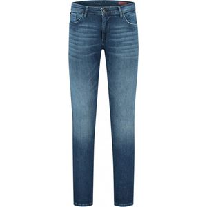 Purewhite - Heren Skinny fit Denim Jeans - Denim Mid Blue - Maat 28