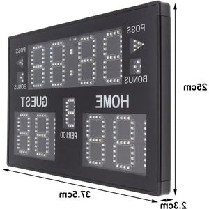 Scorebord Led-Tafelblad Draagbaar - Afstandsbediening - 11 Cijfers - Basketbal Volleybal Pingpong
