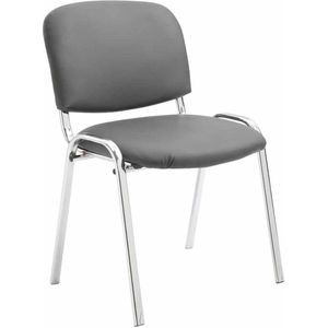 stoel - vergaderstoel - 100% polyurethaan - Grijs - Bezoekersstoel