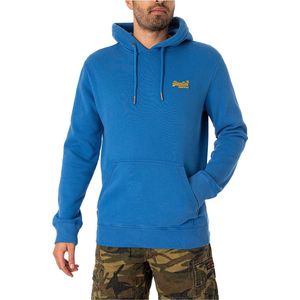 Superdry Essential Logo Capuchon Blauw XL Man