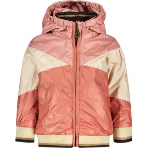 Like Flo F402-7205 Meisjes Jas - Colourblock Pink - Maat 80