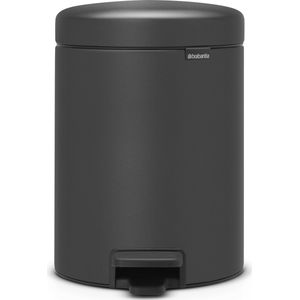 Brabantia NewIcon Prullenbak - 5 liter - Mineral Infinite Grey