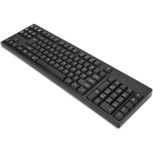 109-Toets Ergonomisch Linkshandig Toetsenbord met Micro-USB-aansluiting en Numpad met 2 USB-interfaces