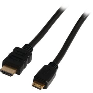 S-Impuls Mini HDMI - HDMI kabel - versie 1.4 (4K 30Hz) / zwart - 1 meter