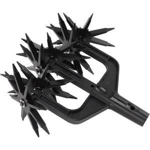 Rotary Cultivator 2-in-1 Extendable Garden Hand Tools for Soil or Re-Sowing Grass | Hand Cultivator Tool and Garden Router for Perfect Pulverized Results