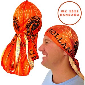 Bandana - Bandana Oranje - Bandana Oranje Leeuw - Oranje Pet - Oranje Shawl - Oranje Hoed - Koningsdag - Koningsdag Kleding - Oranje Feest Artikelen - Special Edition - Fienosa - EK voetbal - Carnaval - Verkleden