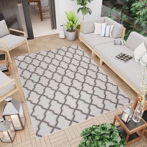 Tapiso Capri Vloerkleed Binnen Tuintapijt Indoor Outdoor Woonkamer Maat- 80x150