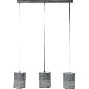 Rock Pillar - Hanglamp - betonlook - 3 cilinders