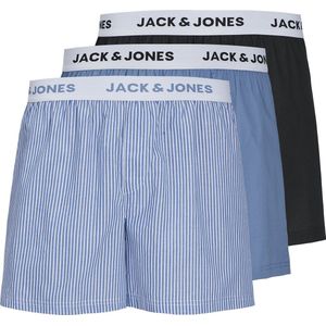 Jack & Jones Heren Plus Size Wijde Boxershorts Geweven JACTOKYO 3-Pack - Maat 4XL