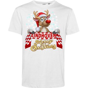 T-shirt Eindhoven | Foute Kersttrui Dames Heren | Kerstcadeau | PSV supporter | Wit | maat XXL