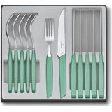 Victorinox Bestekset Swiss Modern - 12-delig - Pastel Groen - RVS/PP