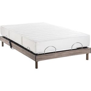 DEKO DREAM Opgerolde matras + elektrische relaxbedbodemset ERGO 6 Physiomax - 140x200 cm - Pocketveringmatras