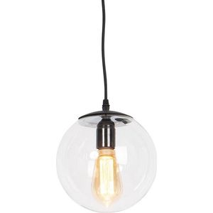 QAZQA pallon - Moderne Hanglamp - 1 lichts - Ø 200 mm - Transparant - Woonkamer | Slaapkamer | Keuken