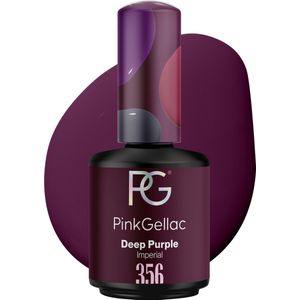 Pink Gellac Gellak Paars 15ml - Paars Gelnagels Producten - Gel Nails - Gel Lak - 356 Deep Purple