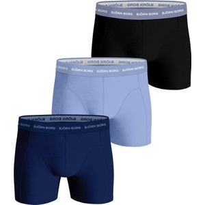 Björn Borg Cotton Stretch boxers - heren boxers normale lengte (3-pack) - multicolor - Maat: XXL