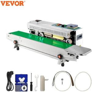 Verticale Automatische Sluitmachine - Continue Band Sealer - Vevor - Food Saver - Datum Coder - Voor Verpakking - Voedsel