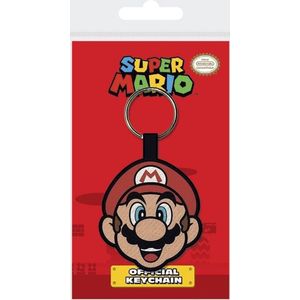 Super Mario Head - Stoffen Sleutelhanger