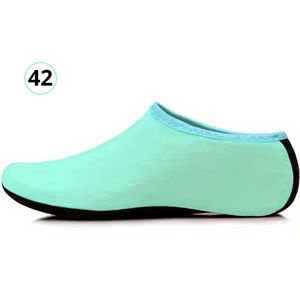 Livano Waterschoenen Voor Kinderen & Volwassenen - Aqua Shoes - Aquaschoenen - Afzwemschoenen - Zwemles Schoenen - Turqoise - Maat 39