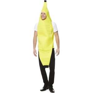 Partychimp Banaan Kostuum Verkleedkleding Volwassenen Carnavalskleding Carnaval Kostuum Heren Carnavalskleding Dames Bananenpak - One Size - Unisex - Geel