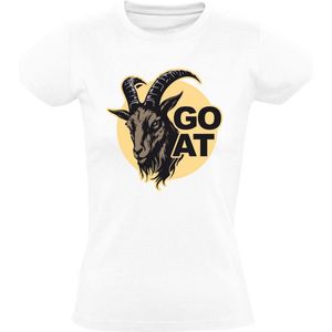 Goat Dames T-shirt - greatest of all time - de beste ooit - geit - allerbeste - overwinning - succes - prestatie