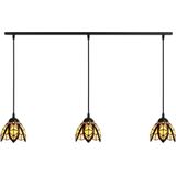 3 x Tiffany Flow Souplesse small aan plafondbalk - Art Deco Trade