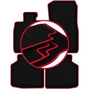 CARLUX-RED automatten voor: BMW 7 F02 xDrive (2008-2015)
