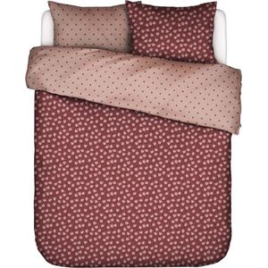 Covers&Co dekbedovertrek  Tulip Mania red - lits jumeaux (240x200/220 cm incl. 2 slopen)