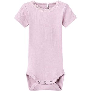 Name It Romper Kab Lace Korte Mouw Parfait Pink 62