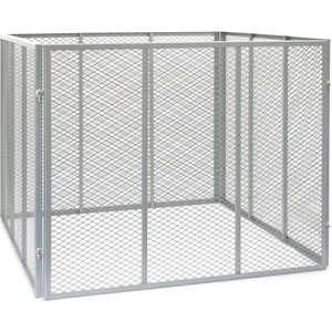 Compostbak 800L - Tuinafval Composteren - Weerbestendig Metalen Roosters