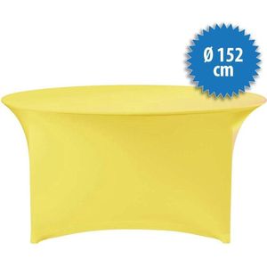 Cover Up Tafelrok Stretch - Ø152cm - Incl. Topcover - Geel