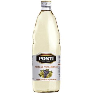 Genuport Trade witte wijnazijn Ponti Aceto di Vino Bianco Italy - 12 x 1,00 l flessen