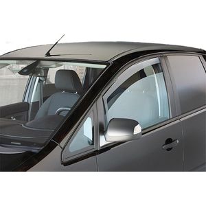 Farad Zijwindschermen - VW Polo 5 deurs vanaf 2017 - Voorportieren - Kleur Smokey