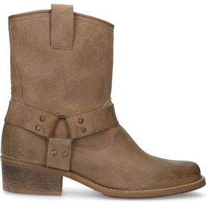 Sacha Suède Bikerboots Beige