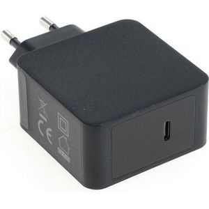 OTB Thuislader met 1 USB-C PD poort - 18W / zwart