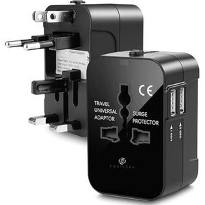 Equivera Internationale Stekker Adapter - Reisstekker - Universele Wereldstekker - Stekker Adapter - Internationale Reisstekker - Ideaal voor op reis!